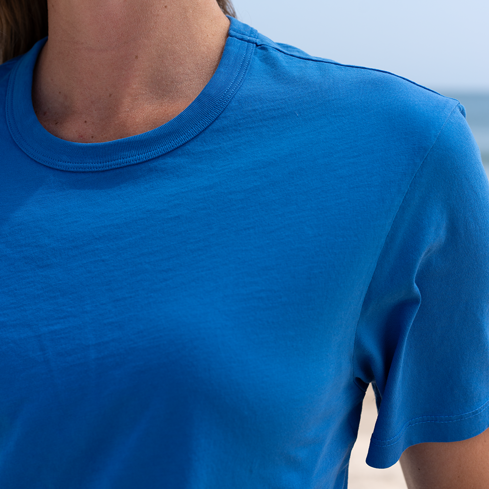 #color_royal-blue Womens Box Tee close view