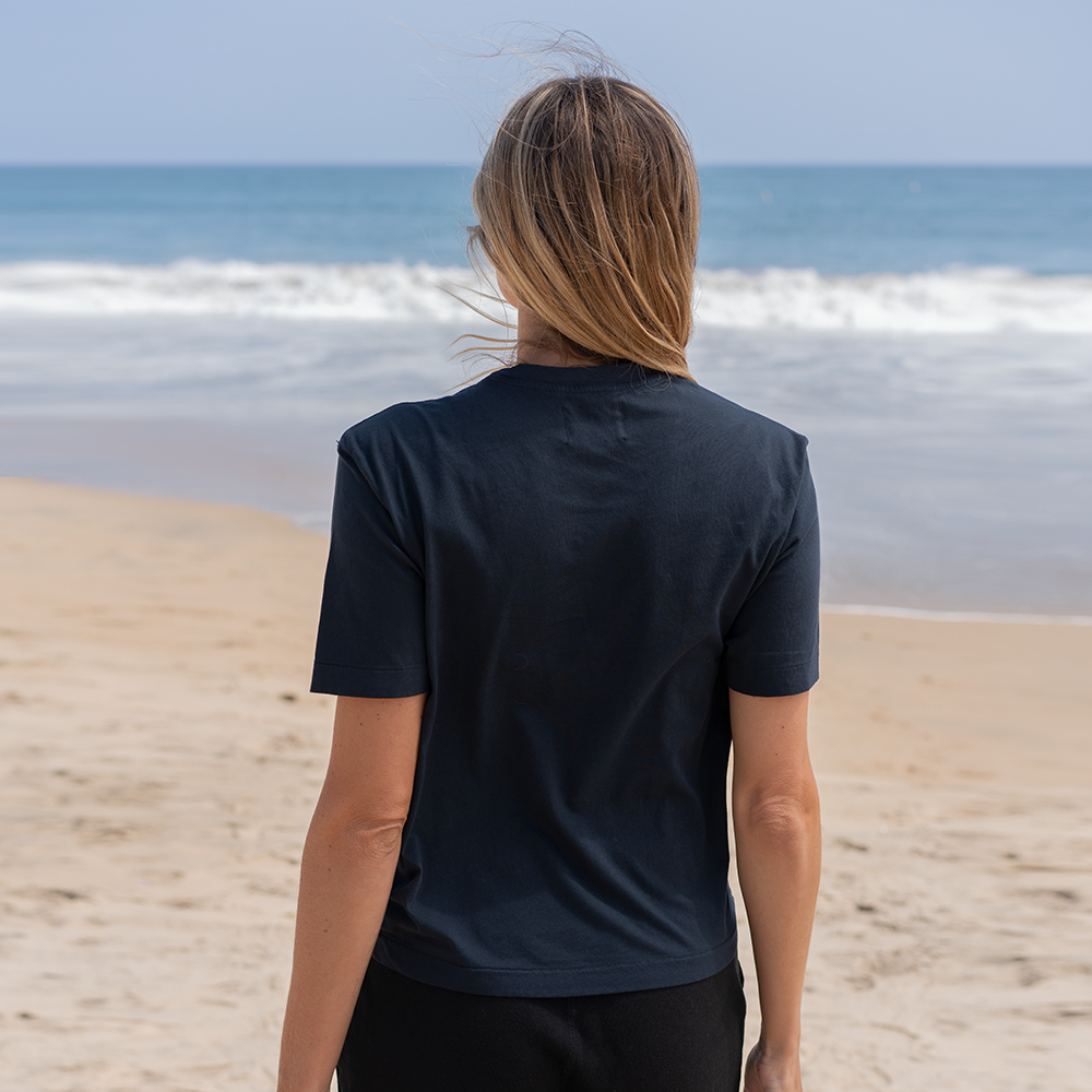 #color_navy-blue Womens Box Tee Back