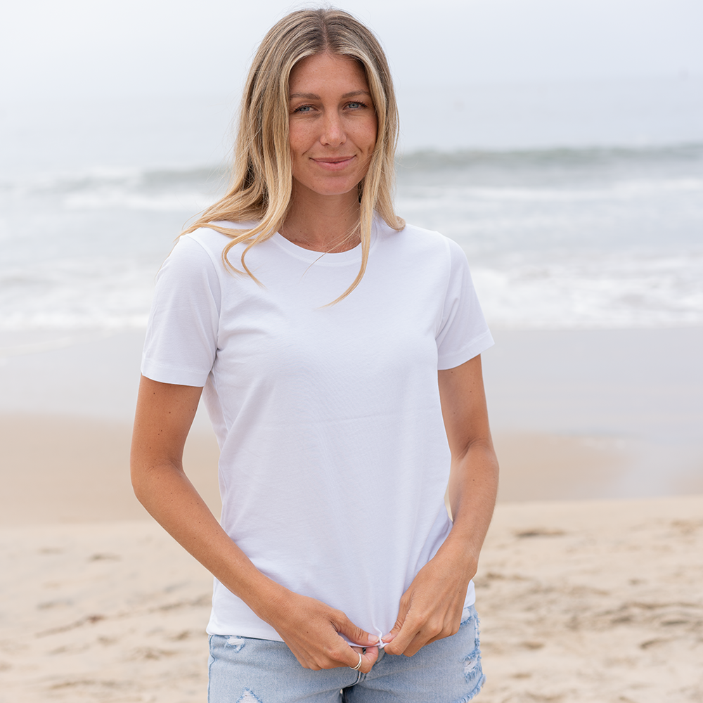 #color_white organic cotton t-shirt