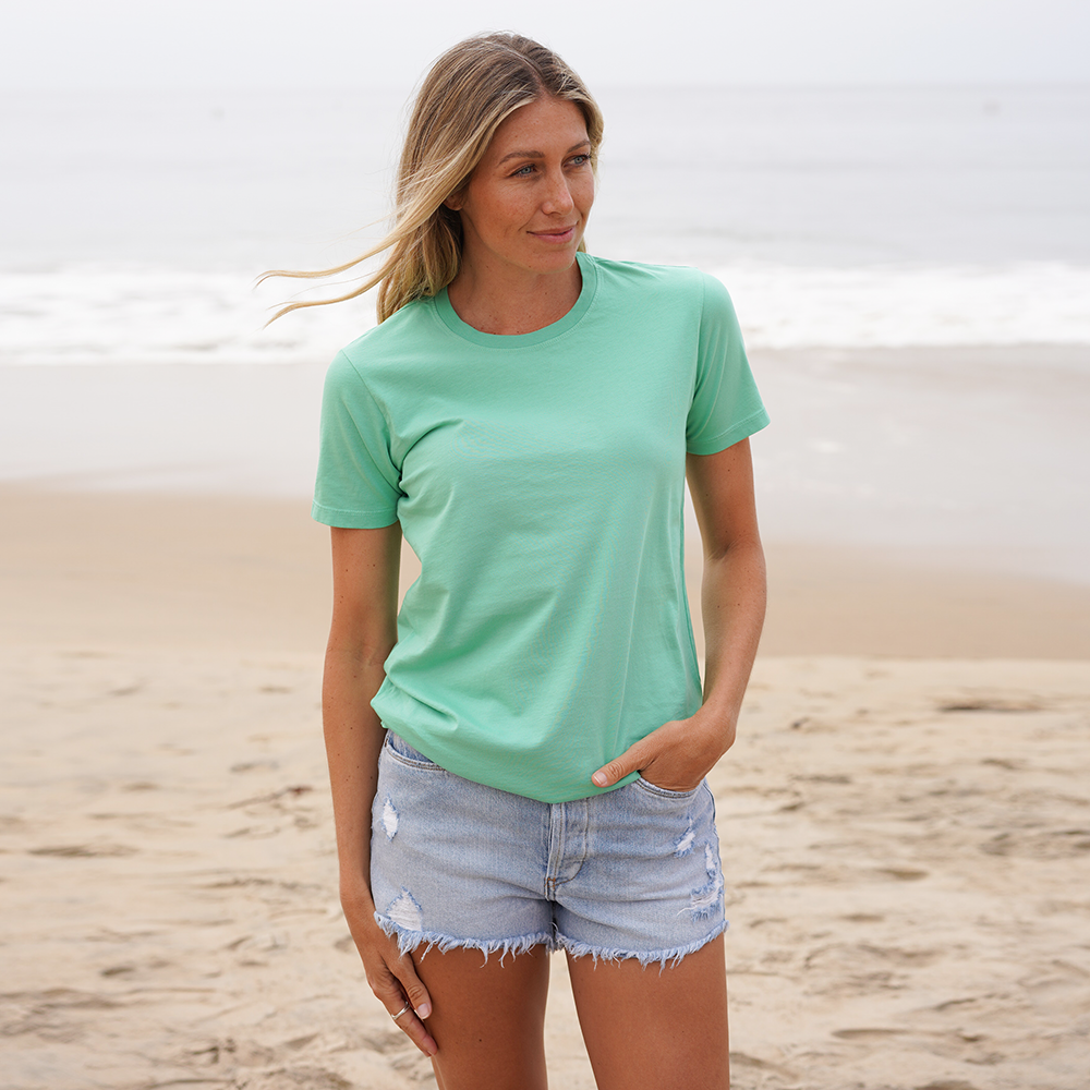 #color_light-green organic cotton t-shirt